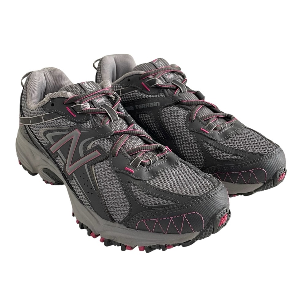 New Balance 411 All Terrain Running Shoes Grey Pink size 9